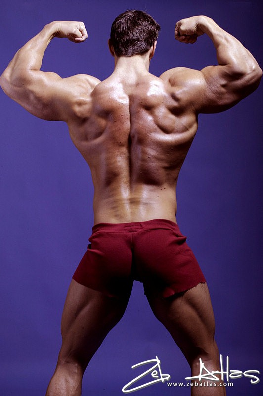 Zeb Atlas huge muscular back